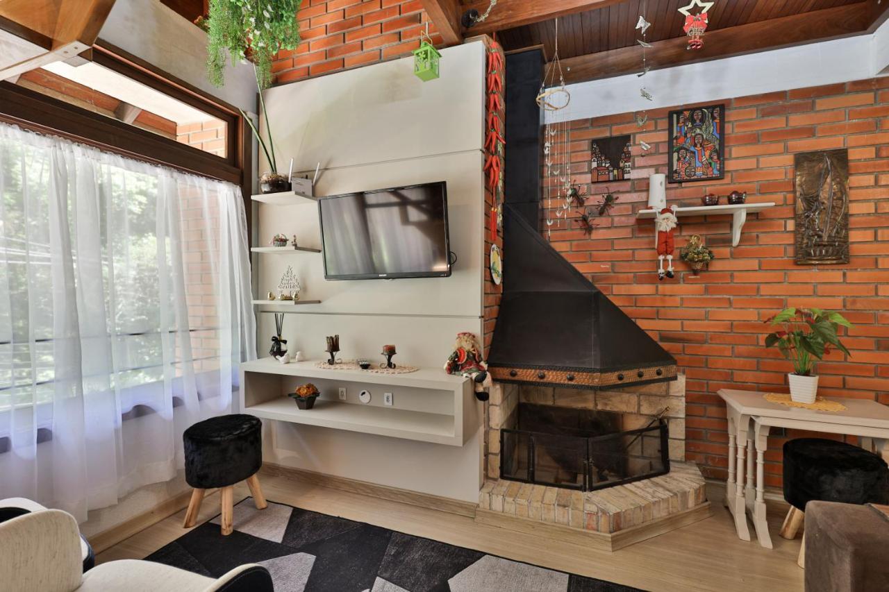 Apartamento aconchegante perto do Lago Gramado Esterno foto