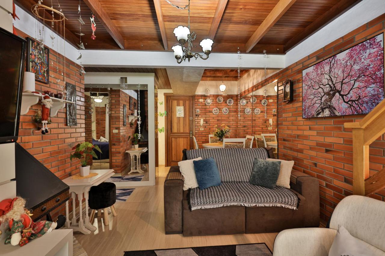 Apartamento aconchegante perto do Lago Gramado Esterno foto